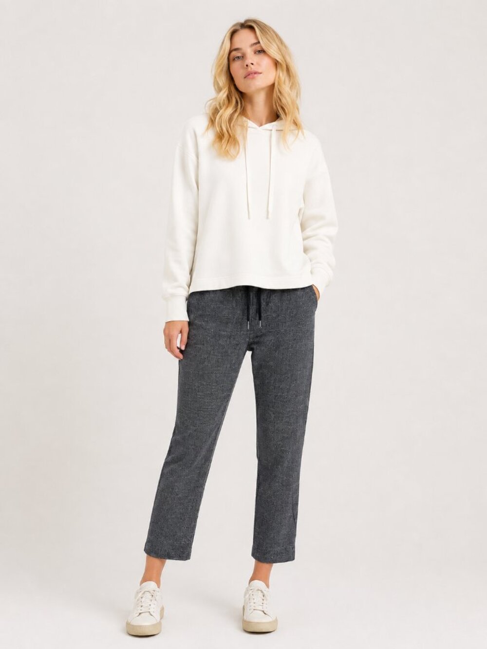 2/$30 Goodfellow & Co. Casual E-Waist Crop Trousers Medium #A0245 TRB2